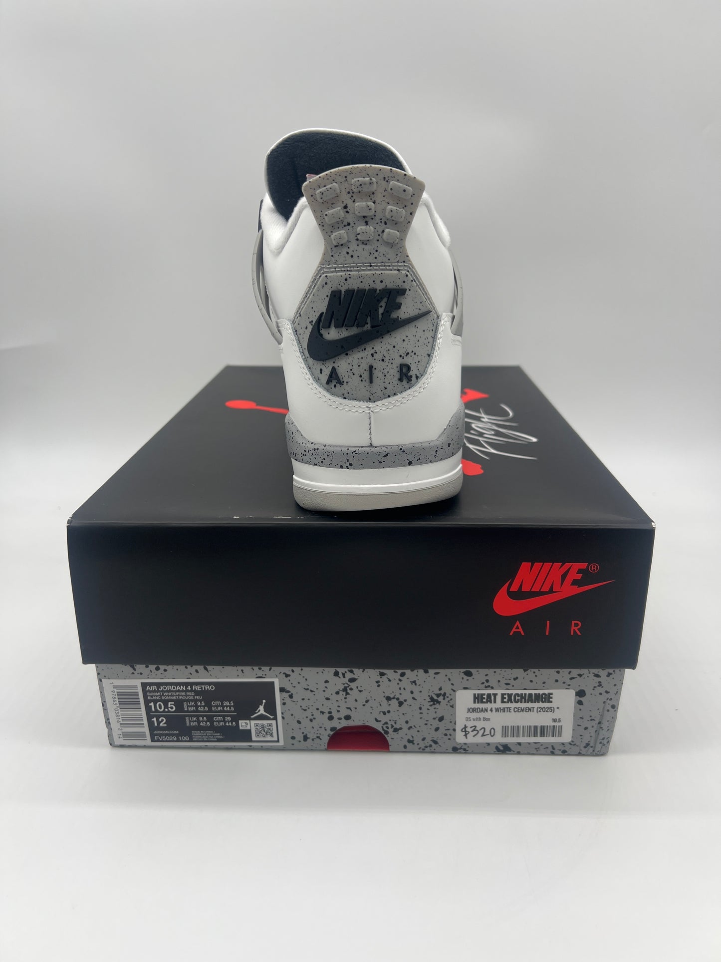 Jordan 4 Retro White Cement(2025)*