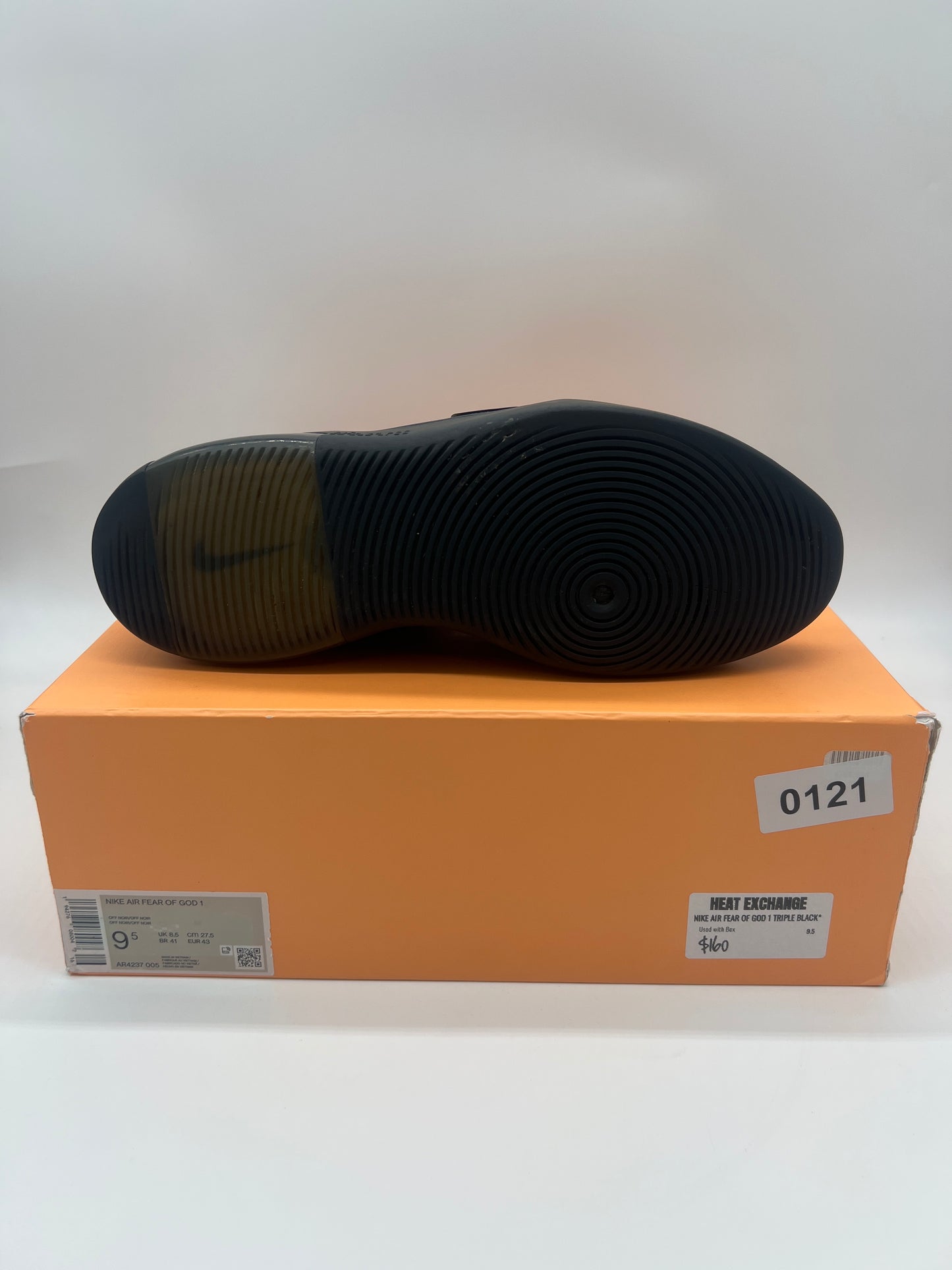Nike Air Fear Of God 1 Triple Black*