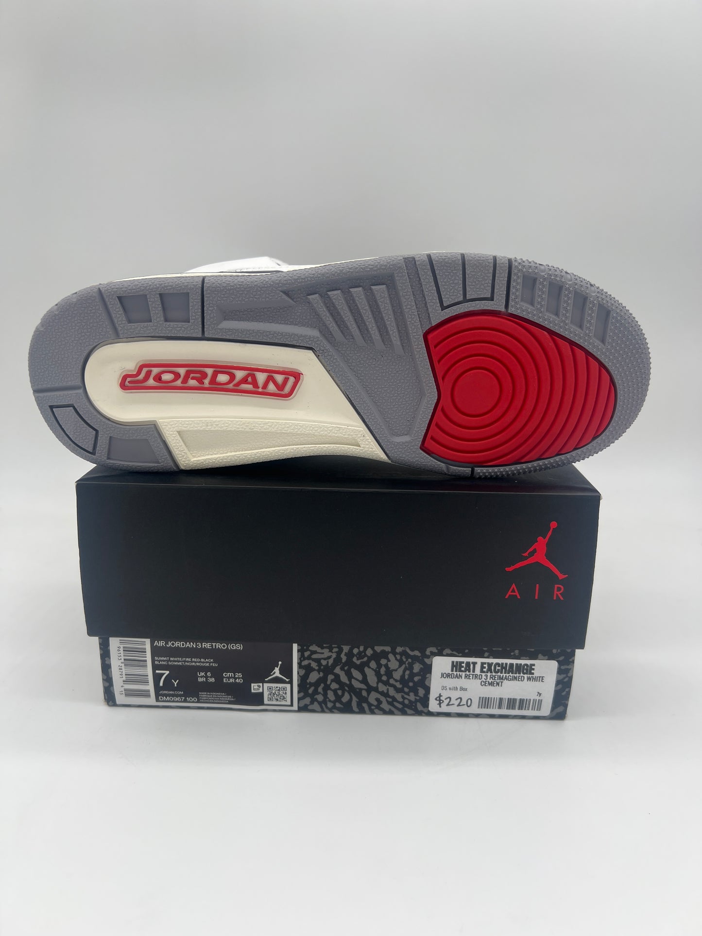 Jordan Retro 3 Reimagined White Cement