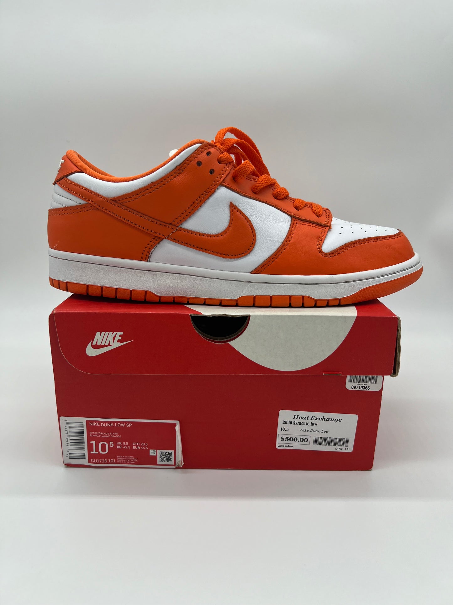 Nike Dunk Low Syracuse 2020