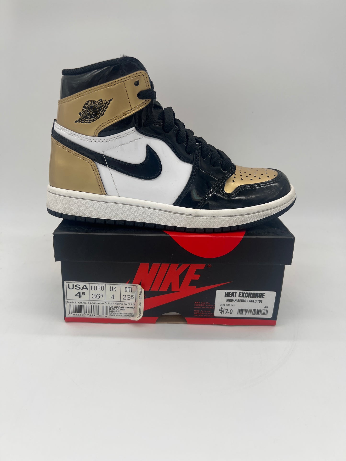 Jordan Retro 1 Gold Toe