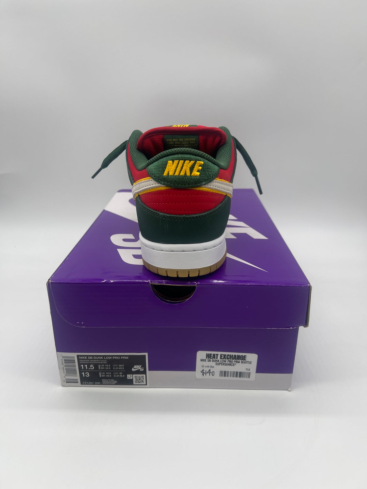 Nike SB Dunk Low Pro PRM Seattle Supersonics*