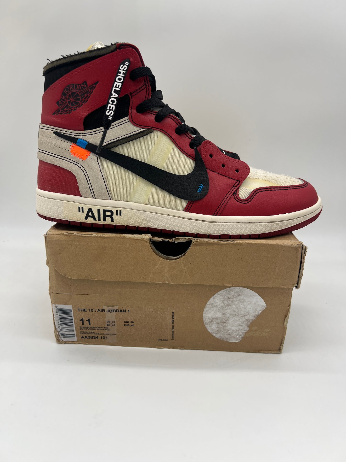 Jordan 1 Chicago Off-White "The 10"