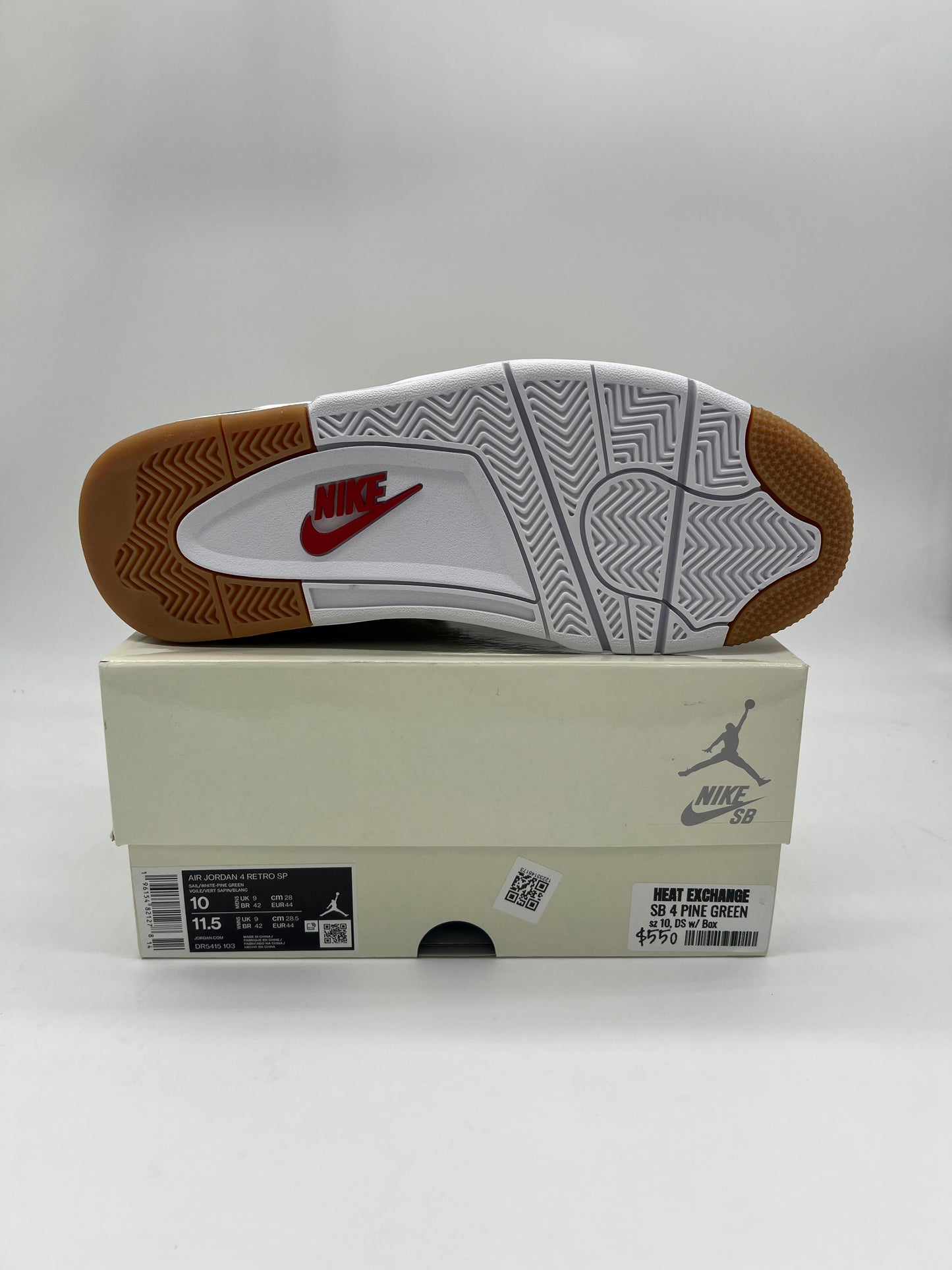 Jordan 4 Retro SB Pine Green