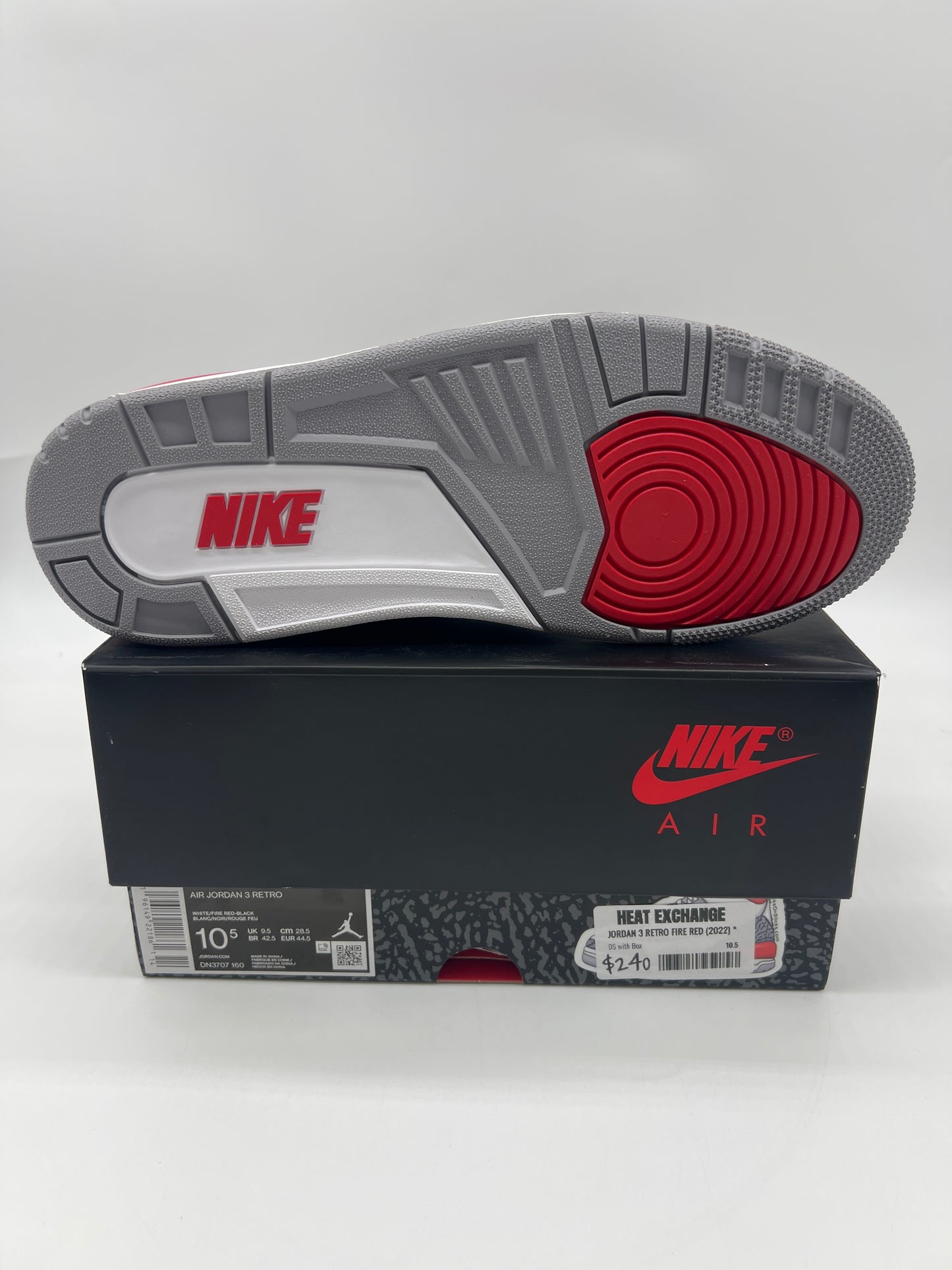Jordan 3 Retro Fire Red (2022) *