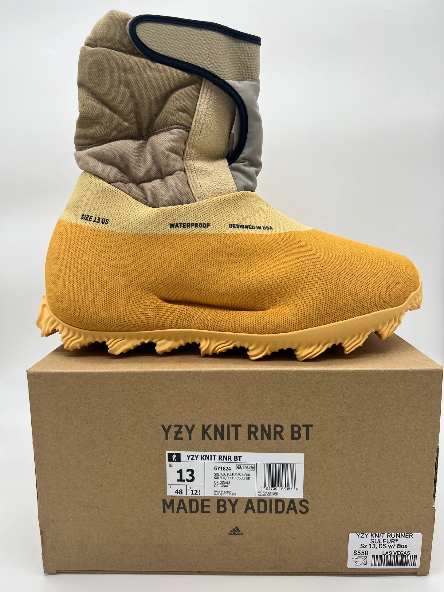 Yzy Knit Runner Sulfur*
