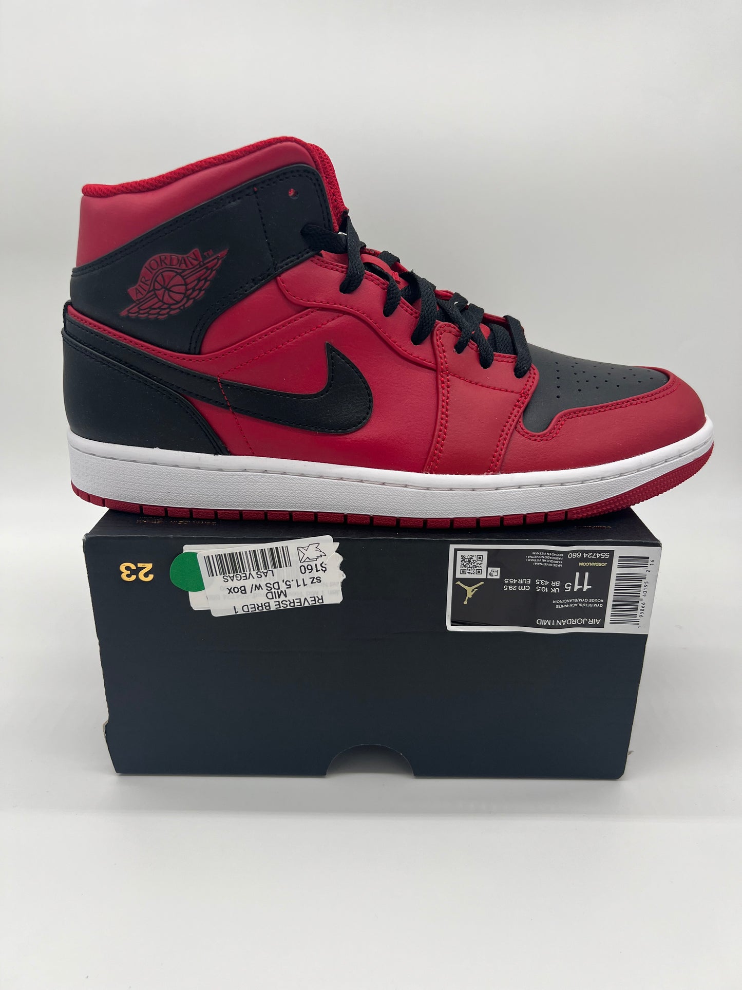 Jordan 1 Mid Reverse Bred