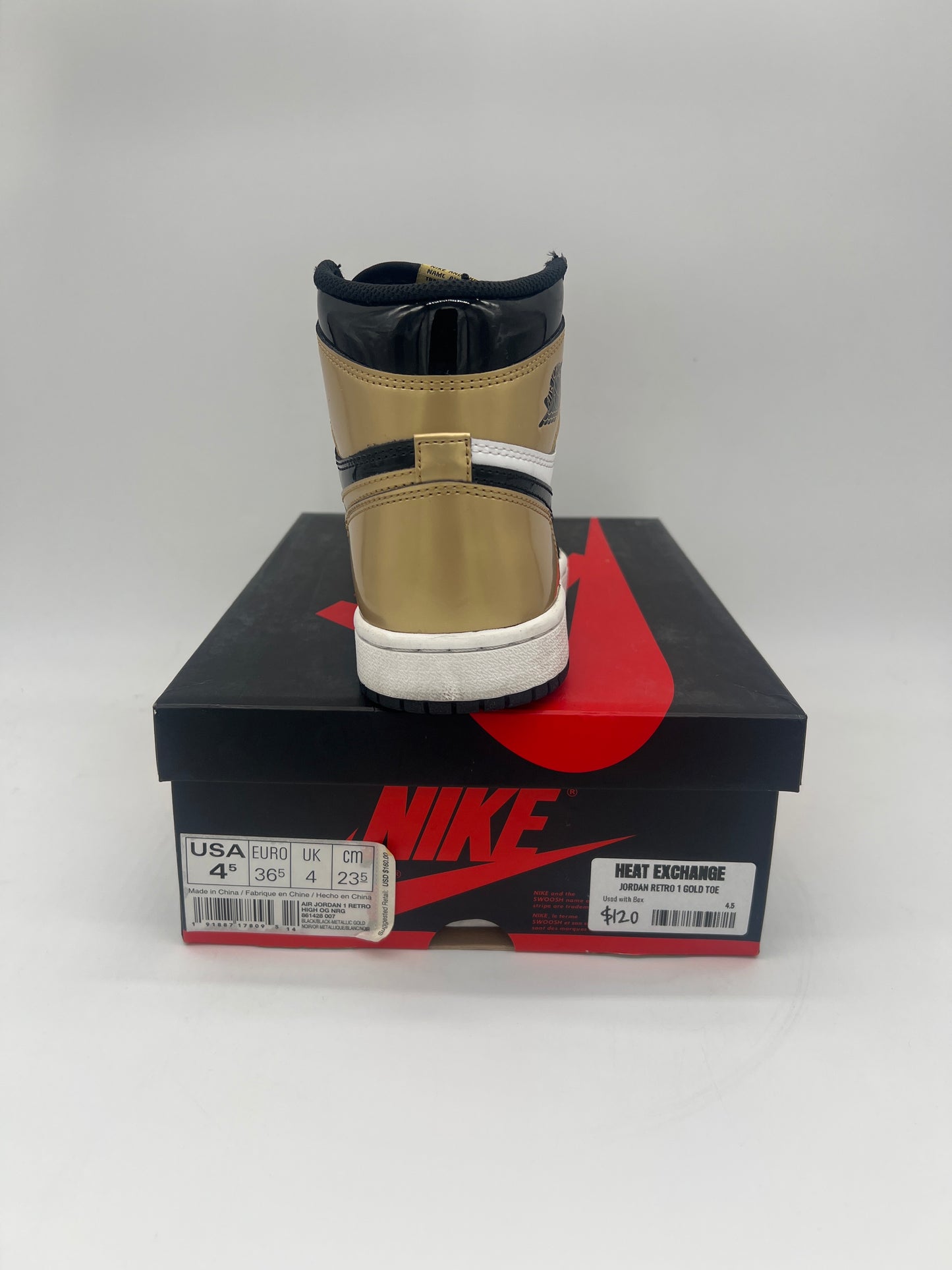 Jordan Retro 1 Gold Toe