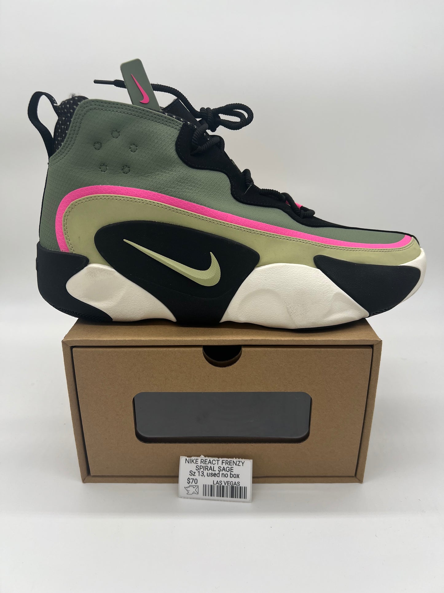 Nike React frenzy Spiral Sage