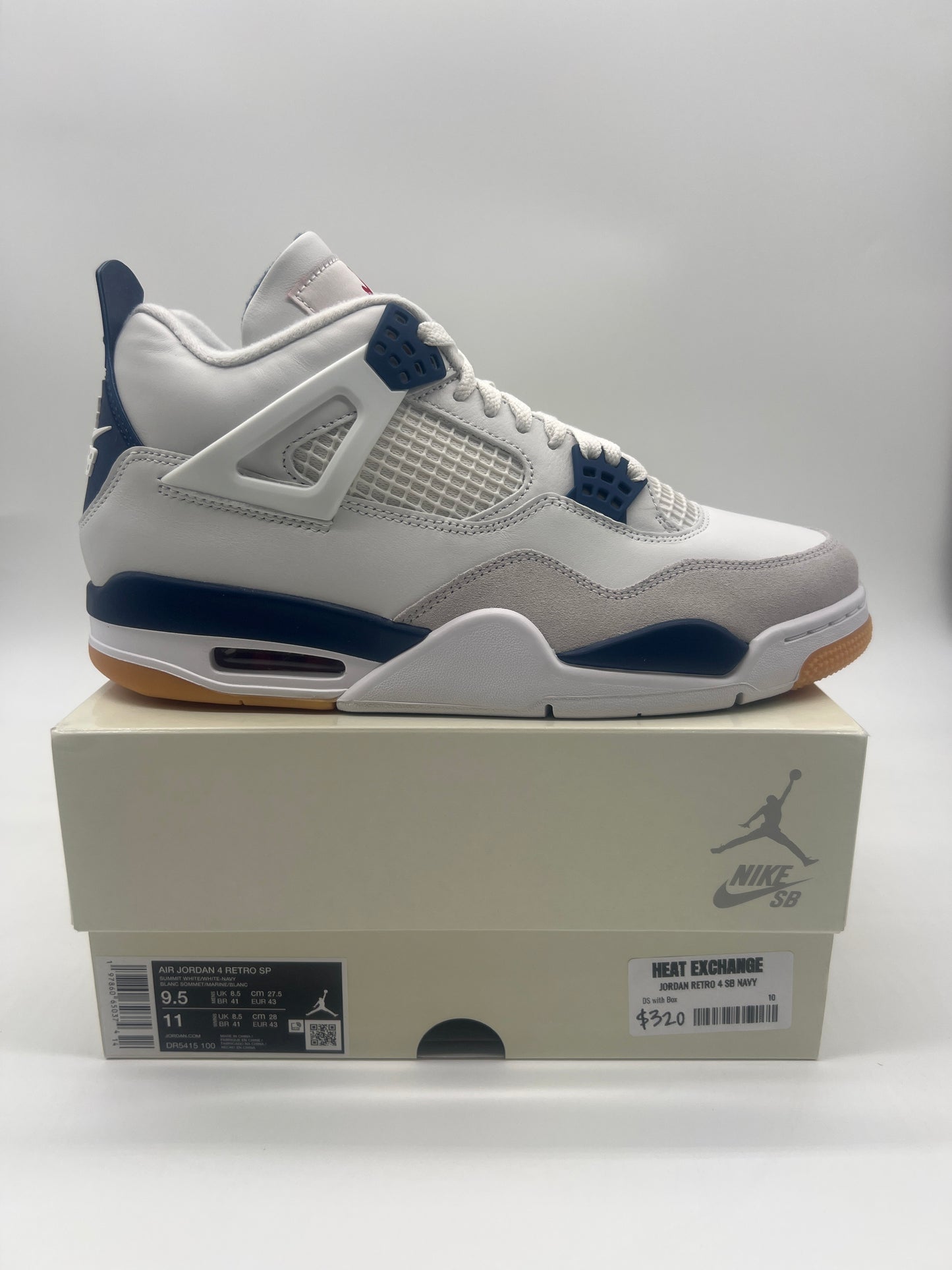 Jordan Retro 4 SB Navy
