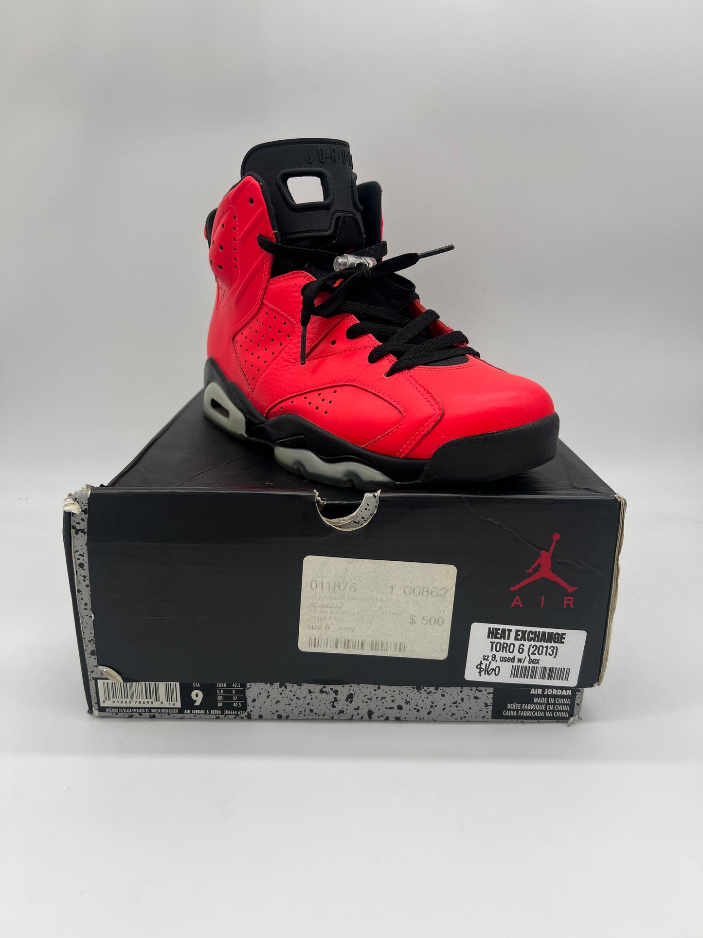 Jordan Retro 6 Infrared Toro (2013)