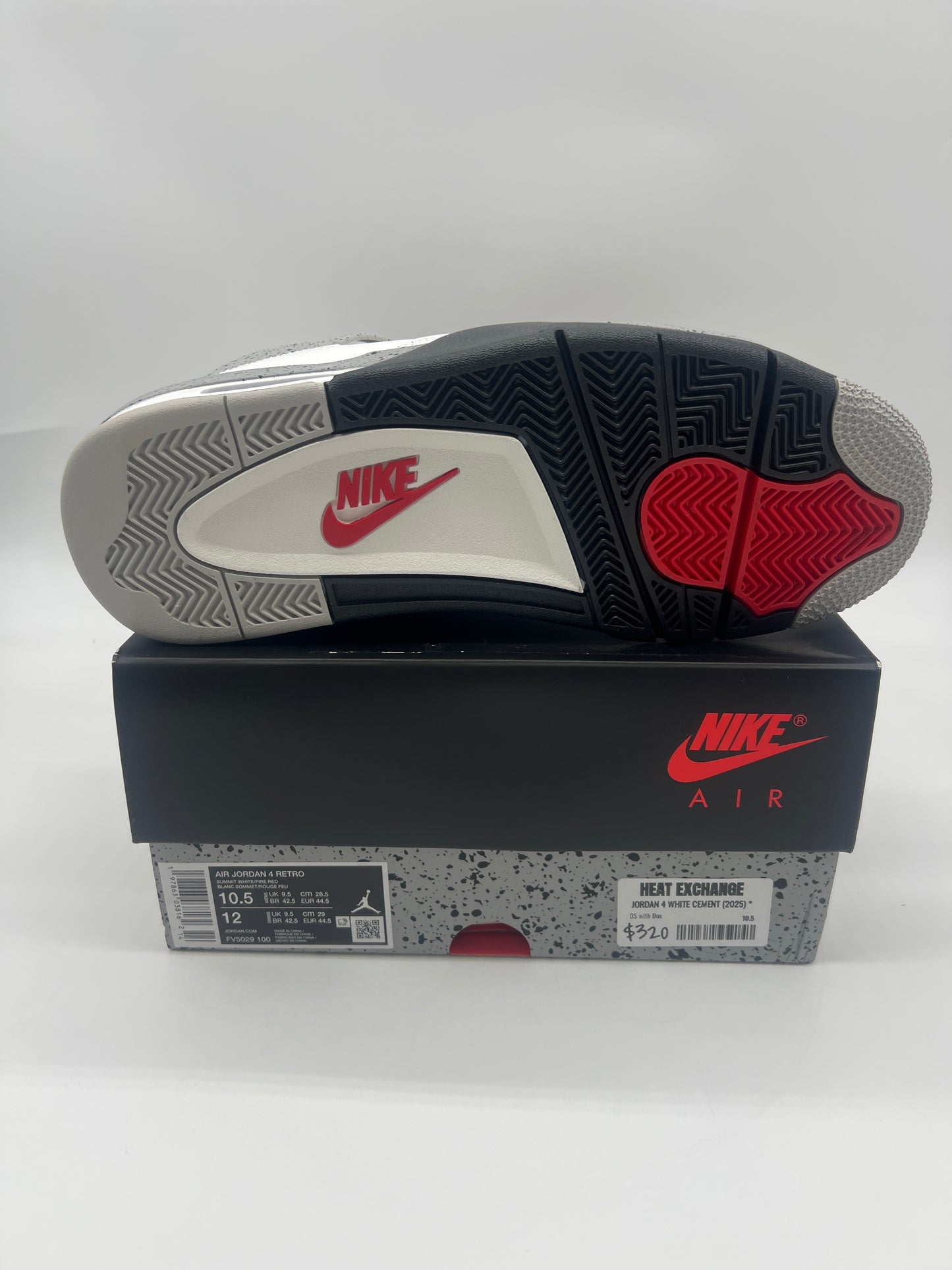 Jordan 4 Retro White Cement(2025)*