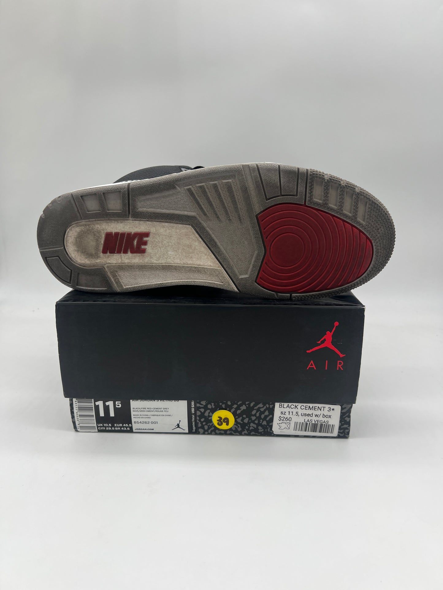 Jordan Black Cement 3