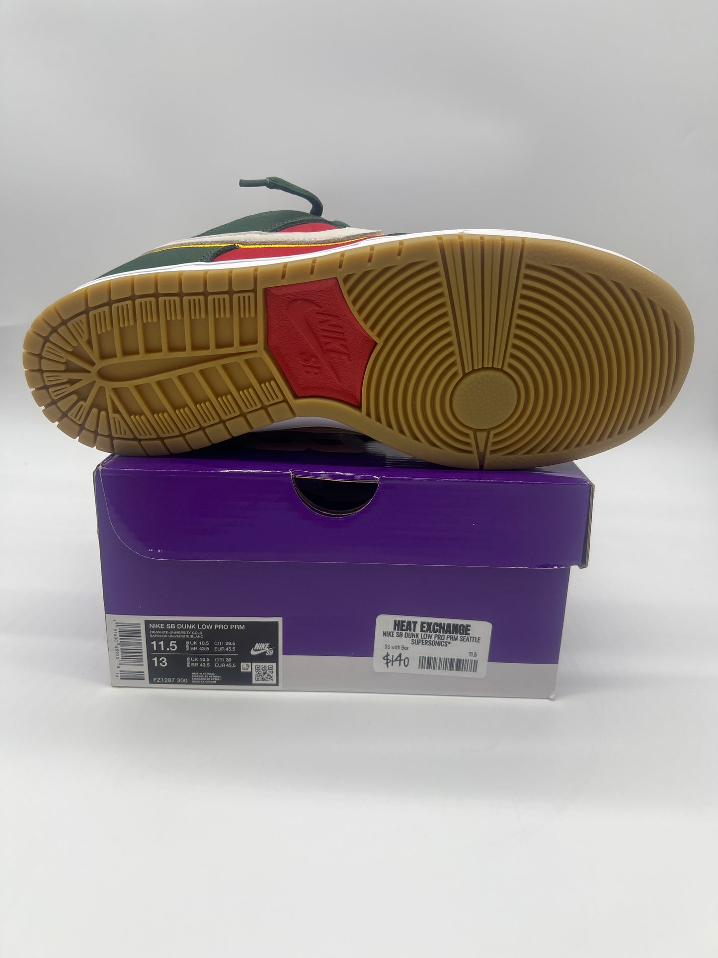 Nike SB Dunk Low Pro PRM Seattle Supersonics*