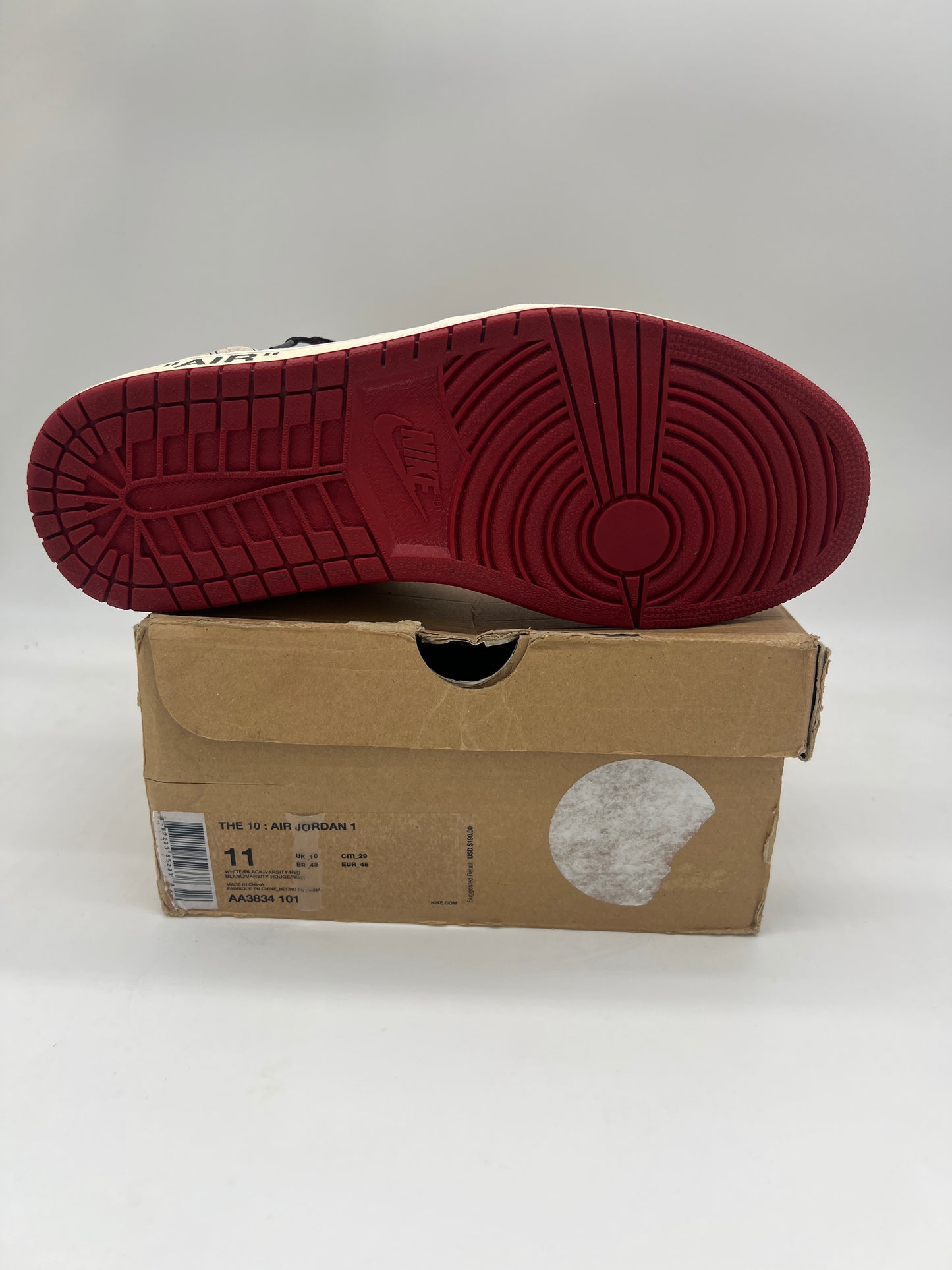 Jordan 1 Chicago Off-White "The 10"