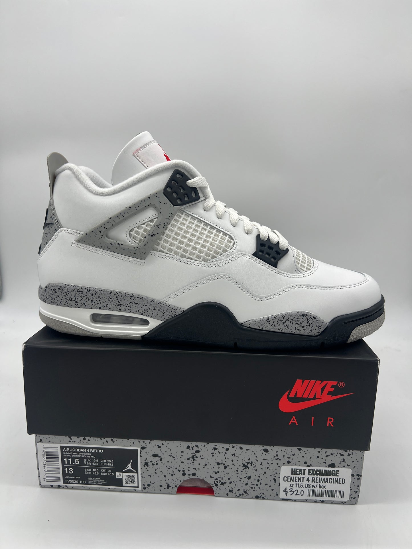 Jordan 4 Retro White Cement Reimagined