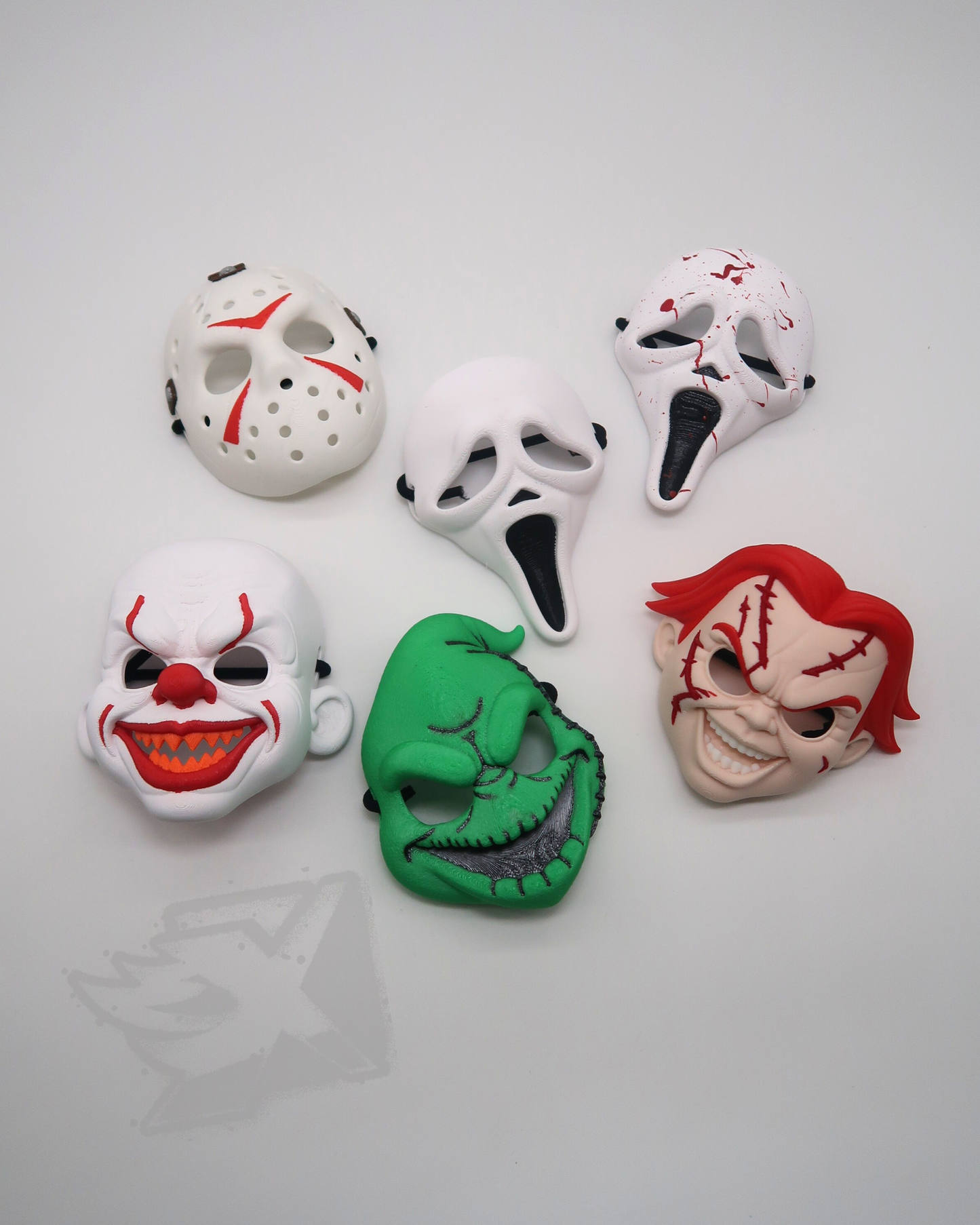 The Stalker: Crimson Splattered Doll Mask