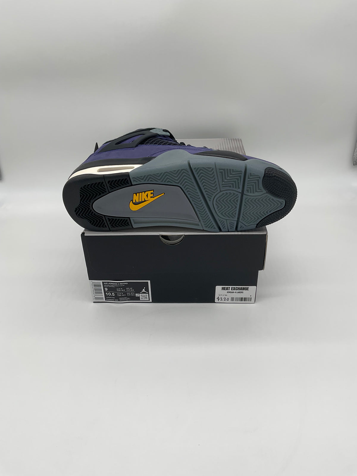 Jordan 4 Lakers