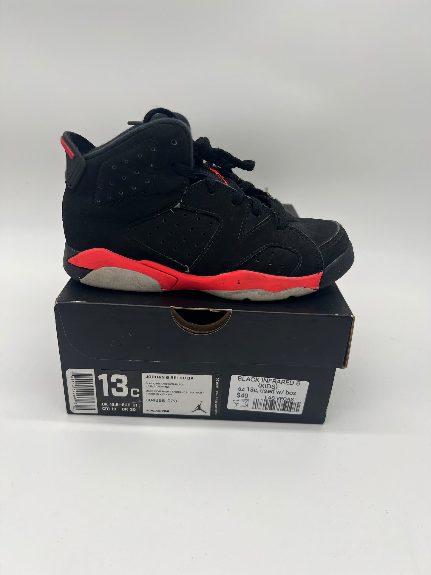 Black Infrared 6 (kids)