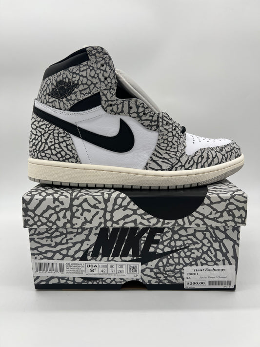 Jordan 1 Retro High OG White Cement