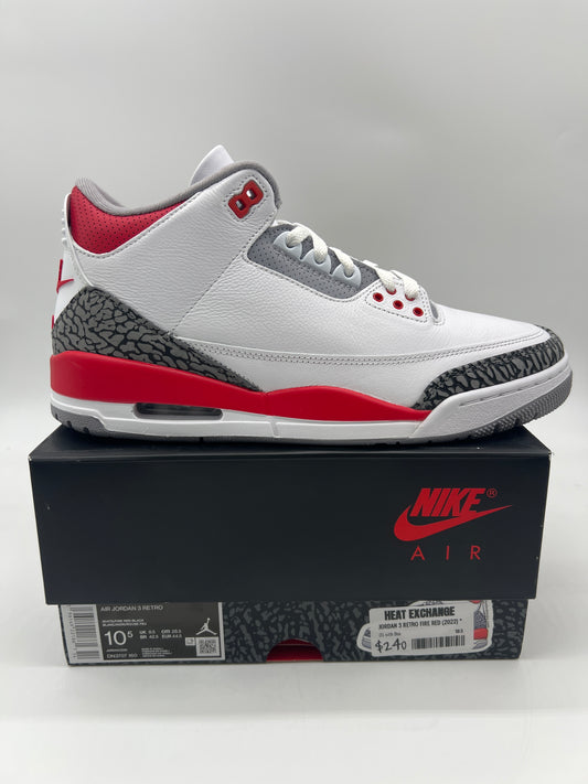 Jordan 3 Retro Fire Red (2022) *