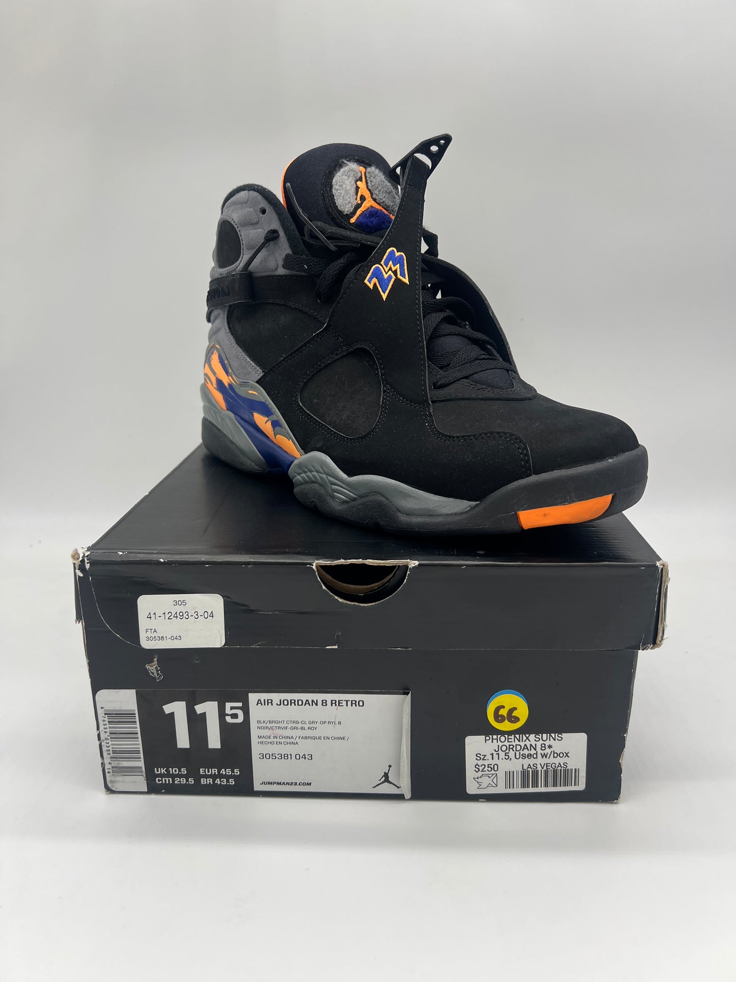 Jordan 8 Retro Phoenix Suns