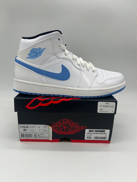 Jordan 1 Mid Patent Legend Blue