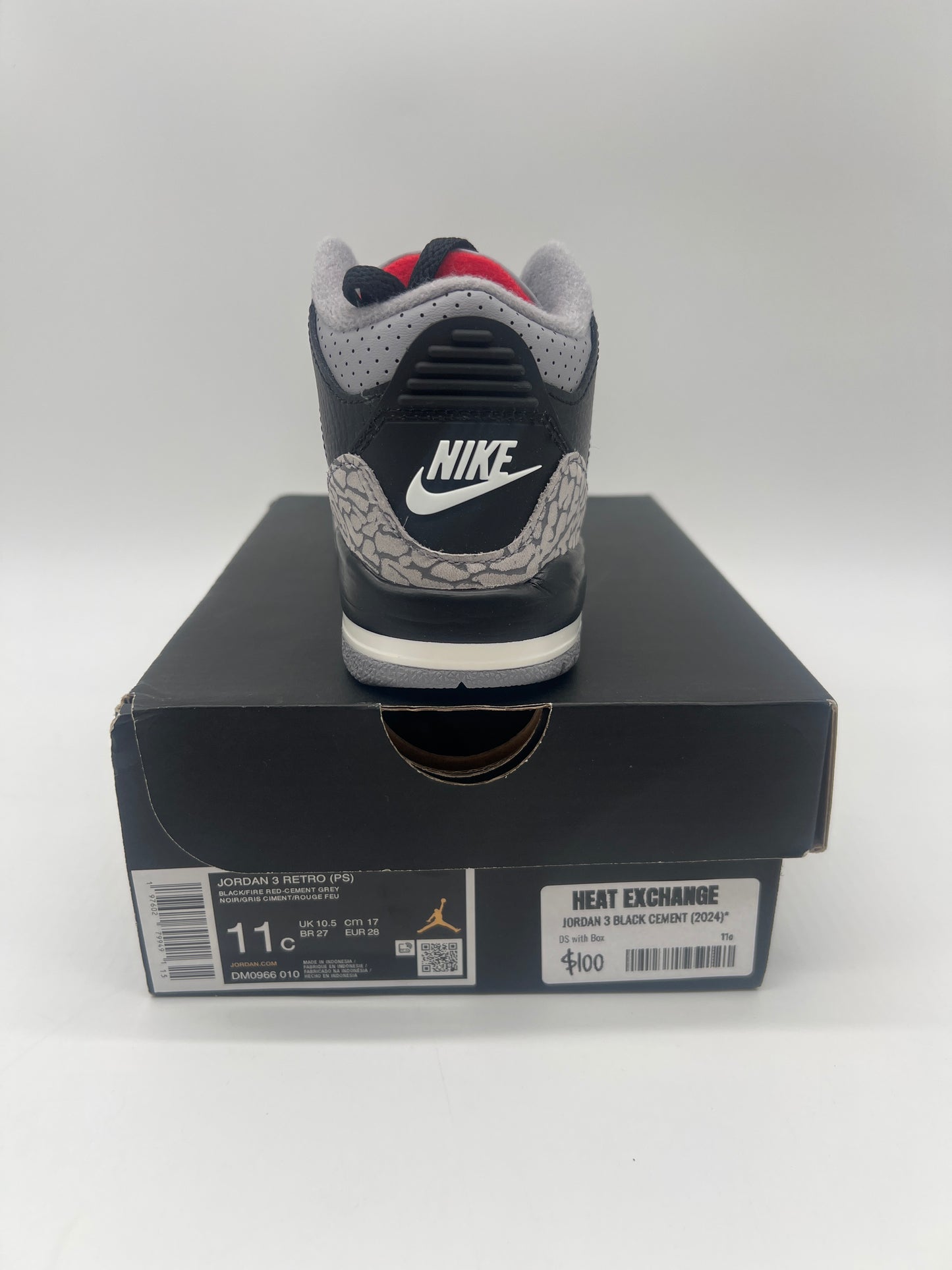 Jordan 3 Black Cement (2024)*