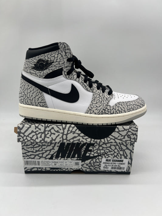 Jordan 1 Retro High OG White Cement