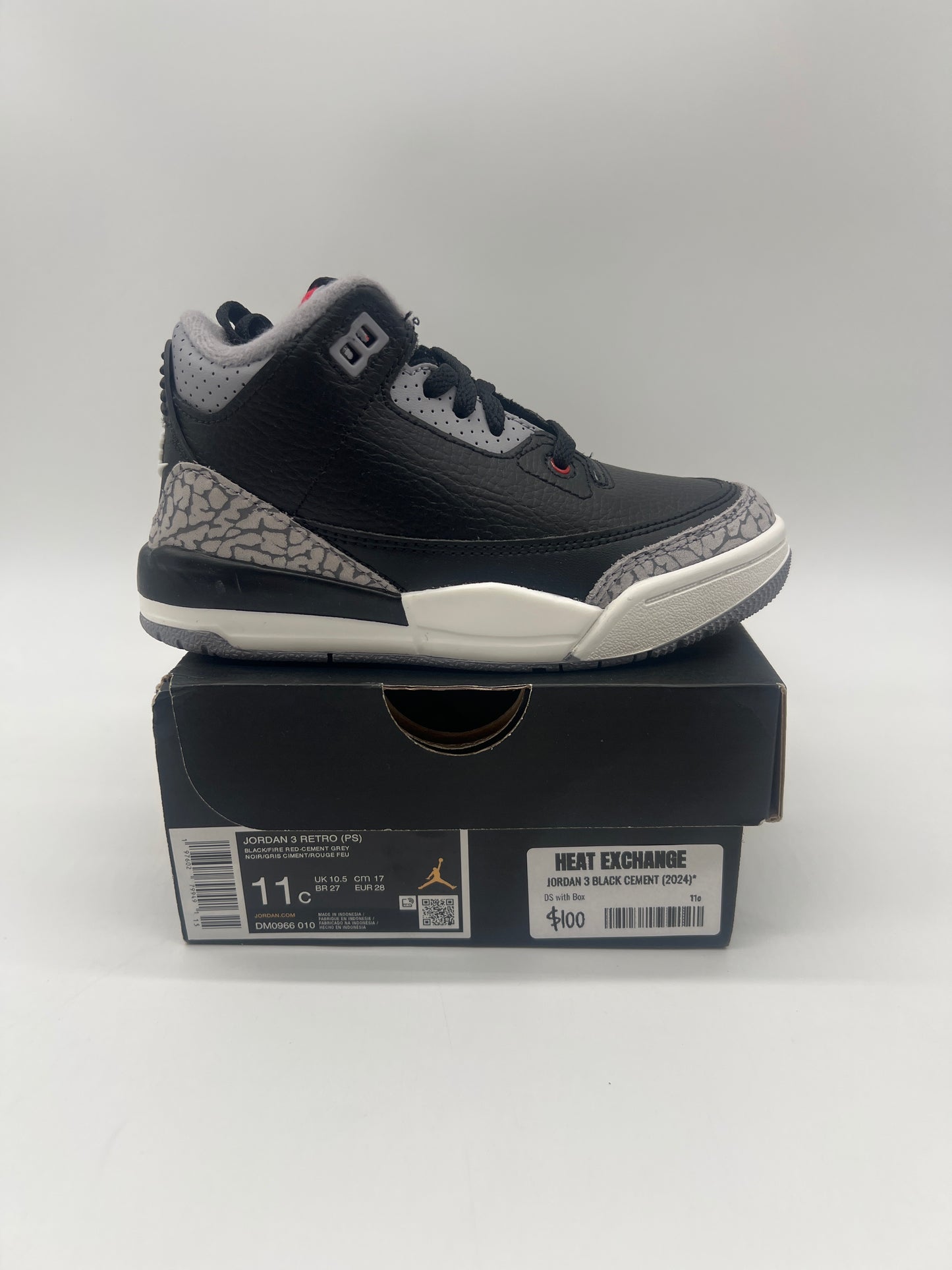 Jordan 3 Black Cement (2024)*