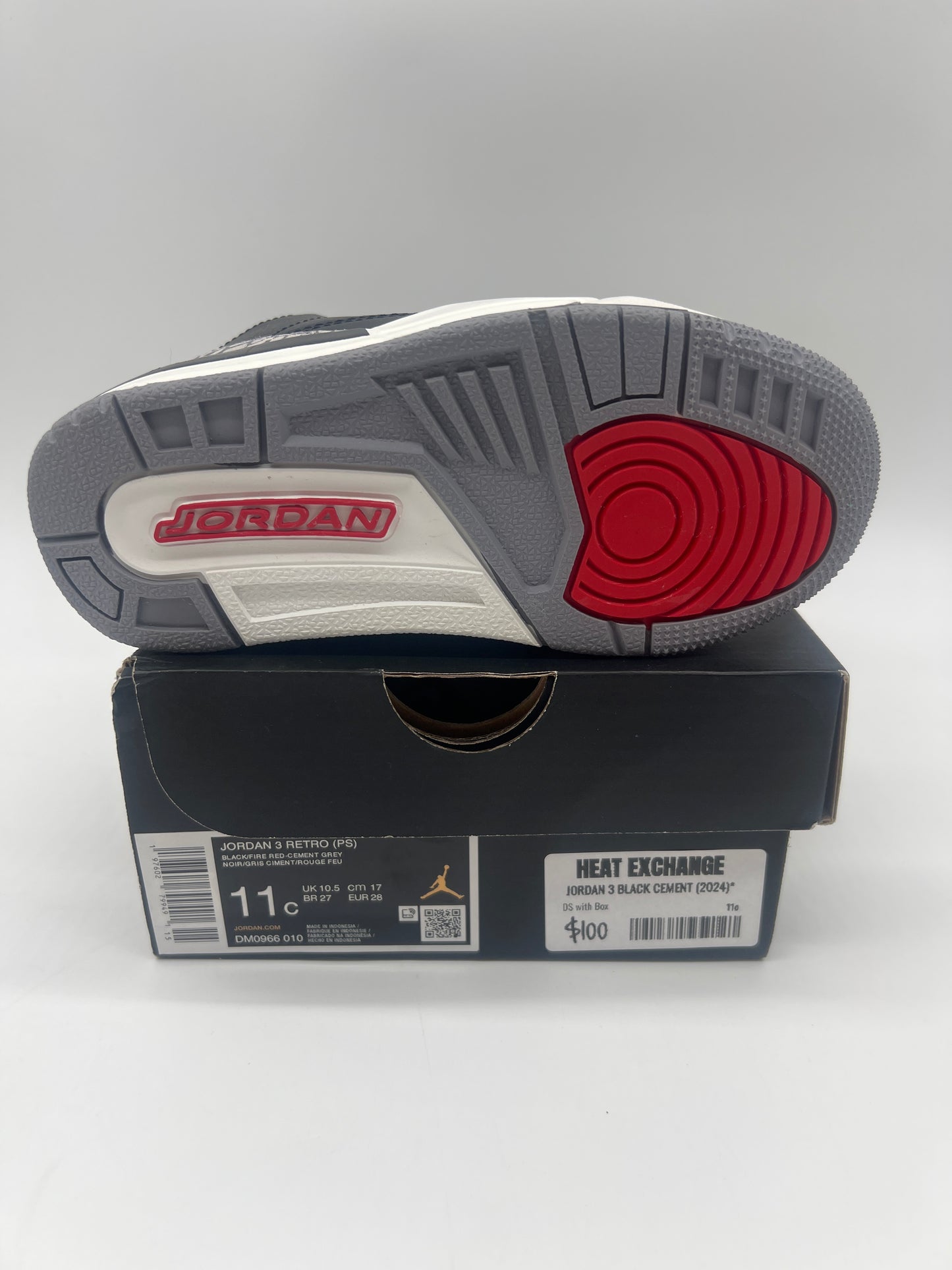 Jordan 3 Black Cement (2024)*