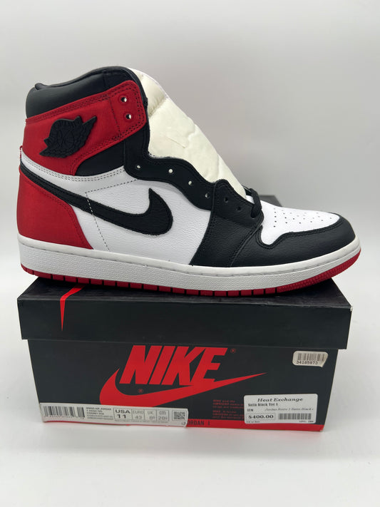 Jordan Retro 1 Satin Black Toe