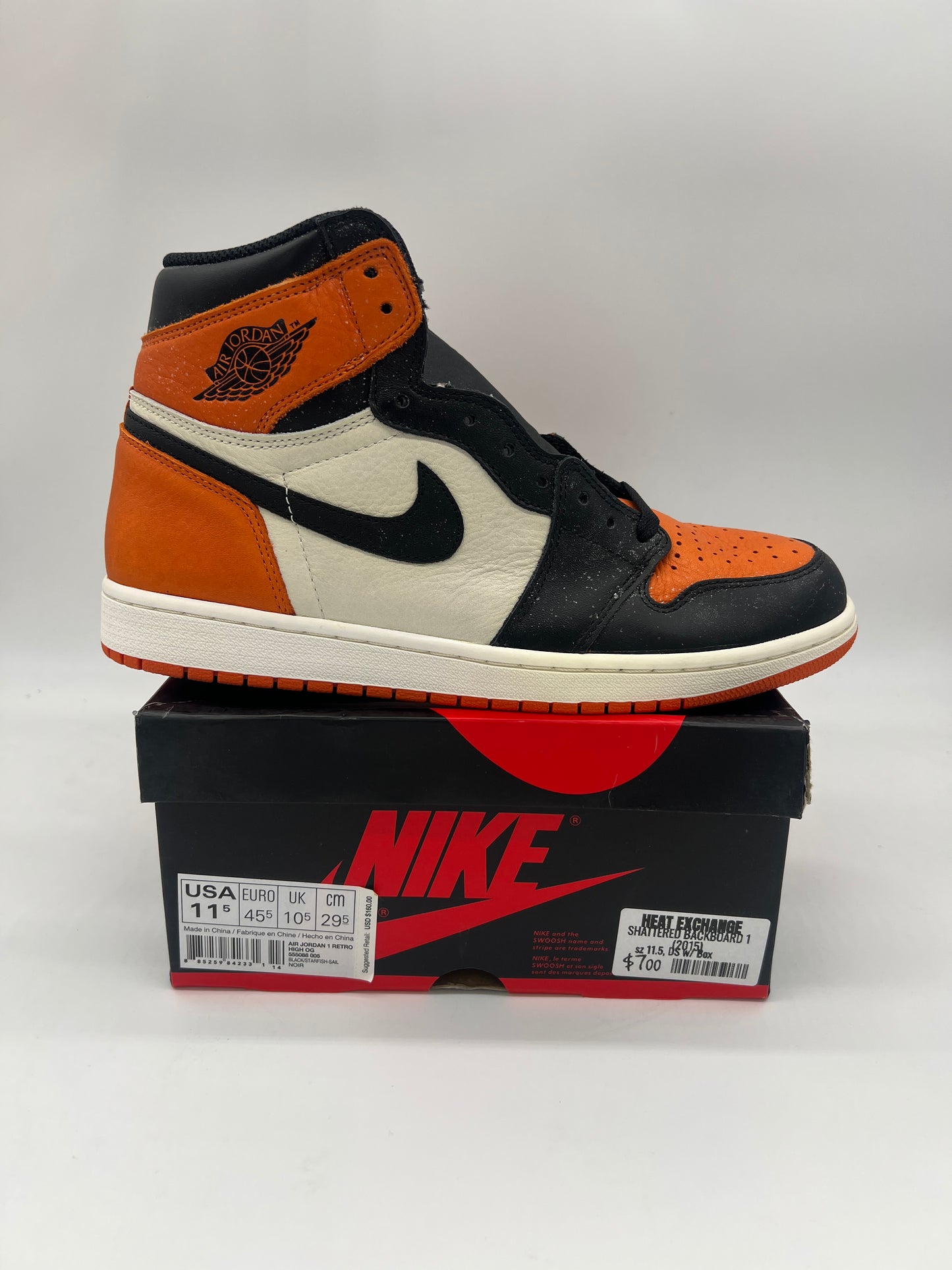 Jordan 1 Retro High Shattered Backboard