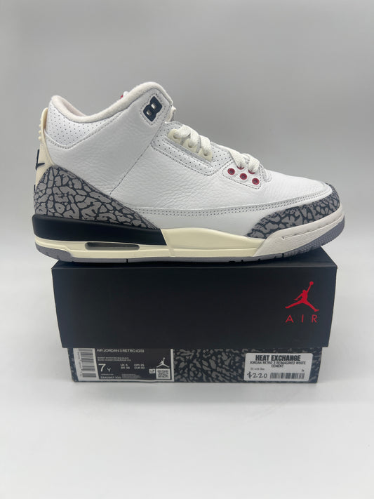 Jordan Retro 3 Reimagined White Cement