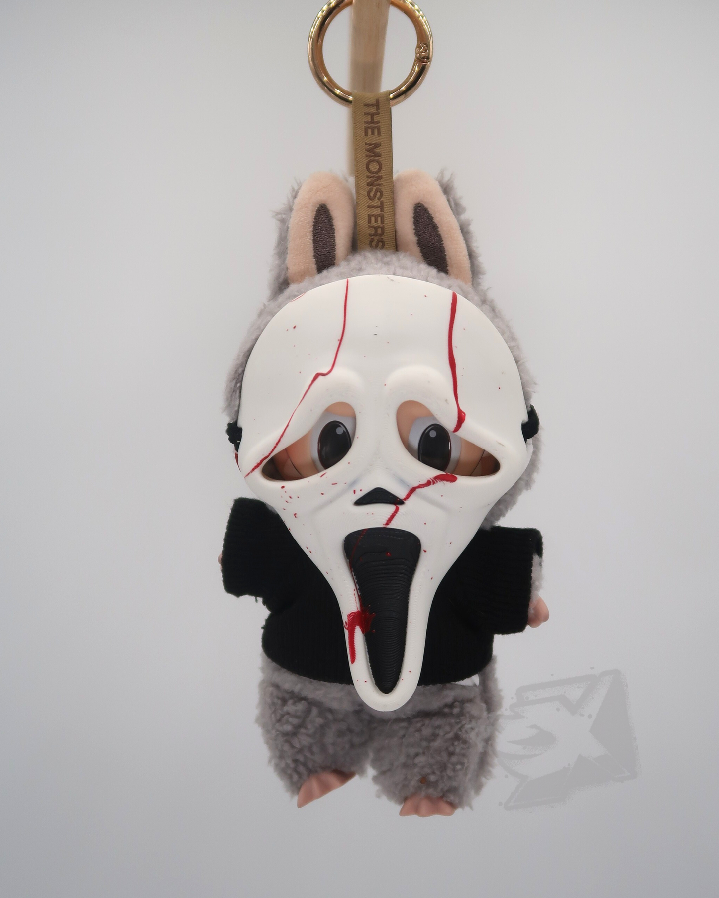 The Stalker: Crimson Splattered Doll Mask