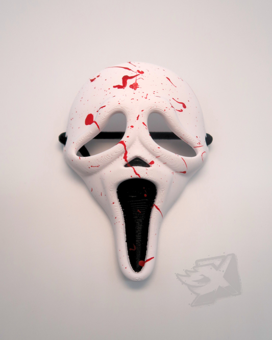 The Stalker: Crimson Splattered Doll Mask