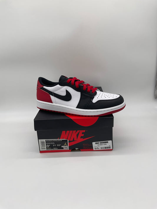 Air Jordan 1 Retro Low Black Toe