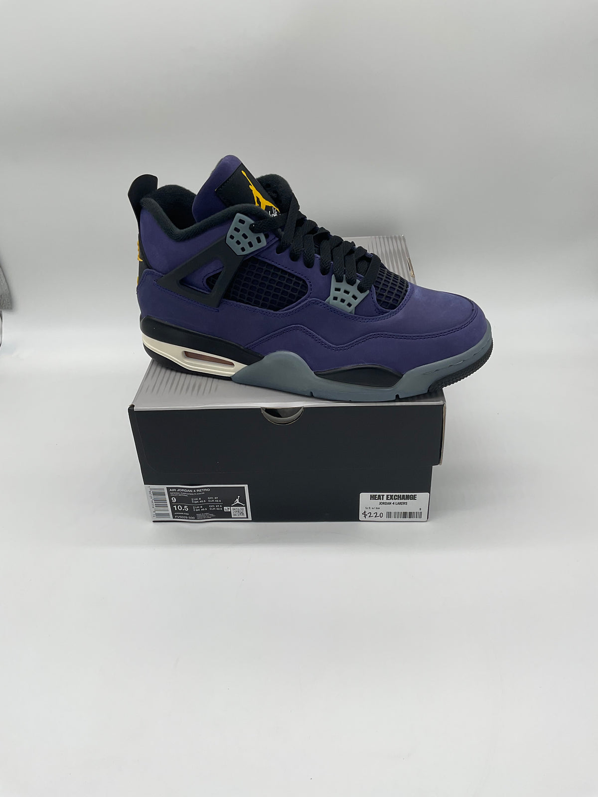 Jordan 4 Lakers