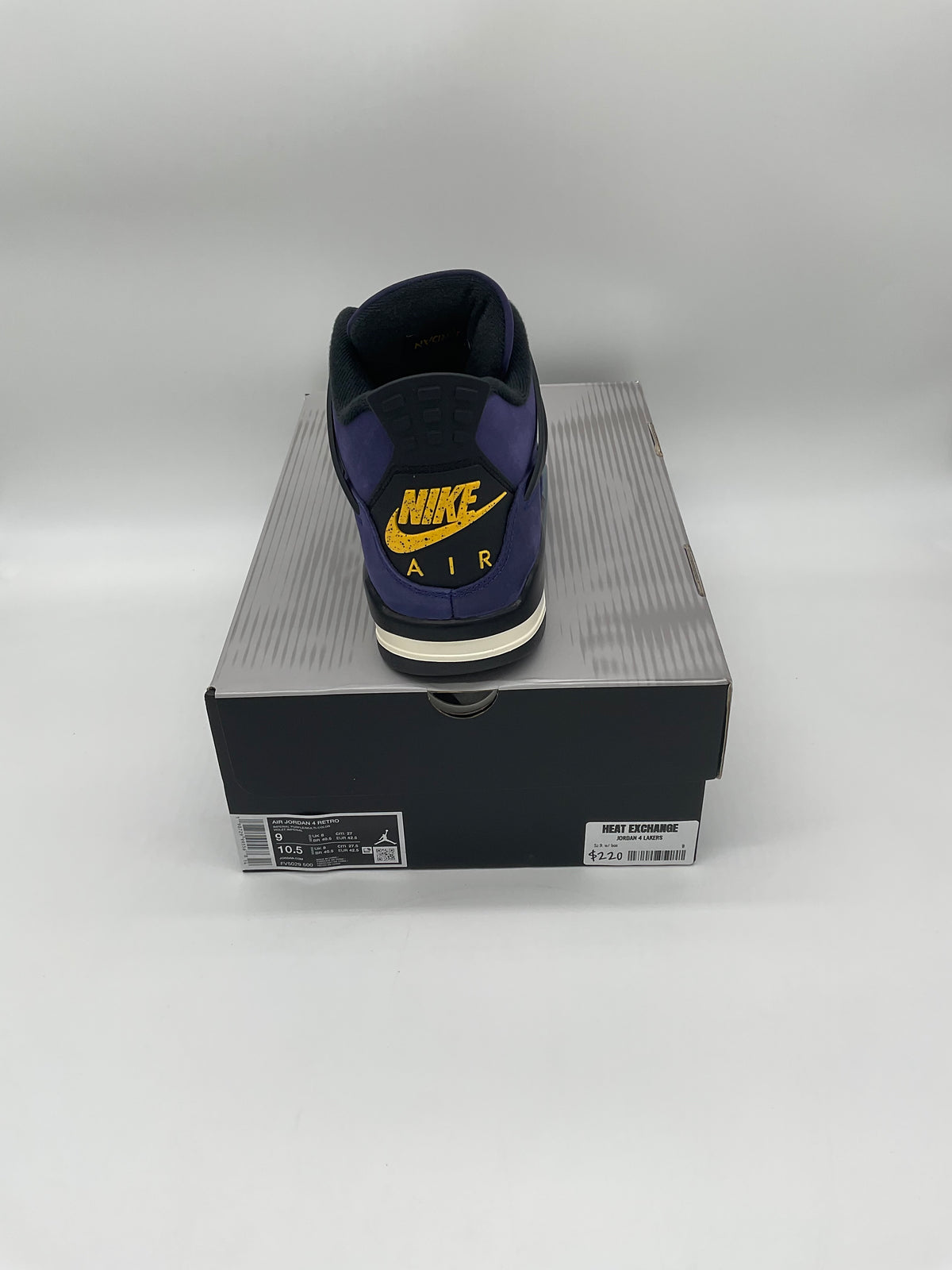 Jordan 4 Lakers