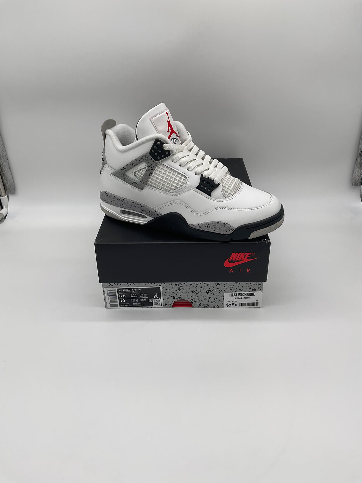 Jordan 4 Retro White Cement