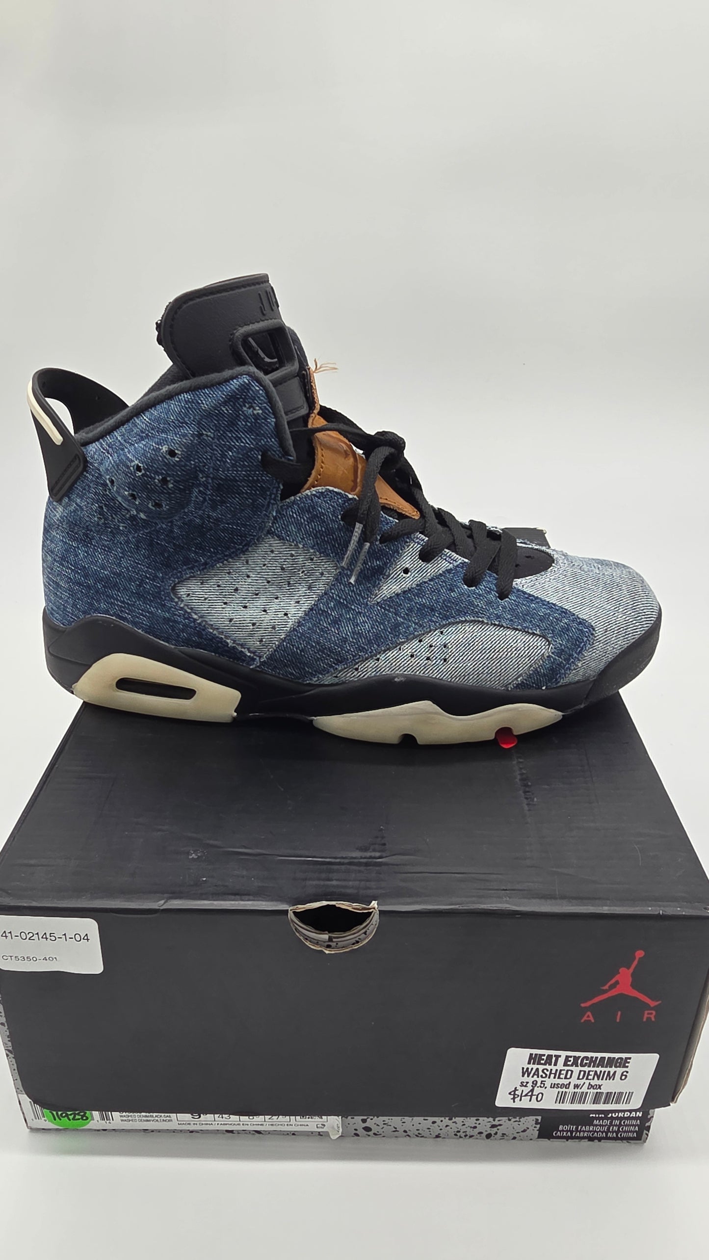 Jordan Retro 6 Washed Denim