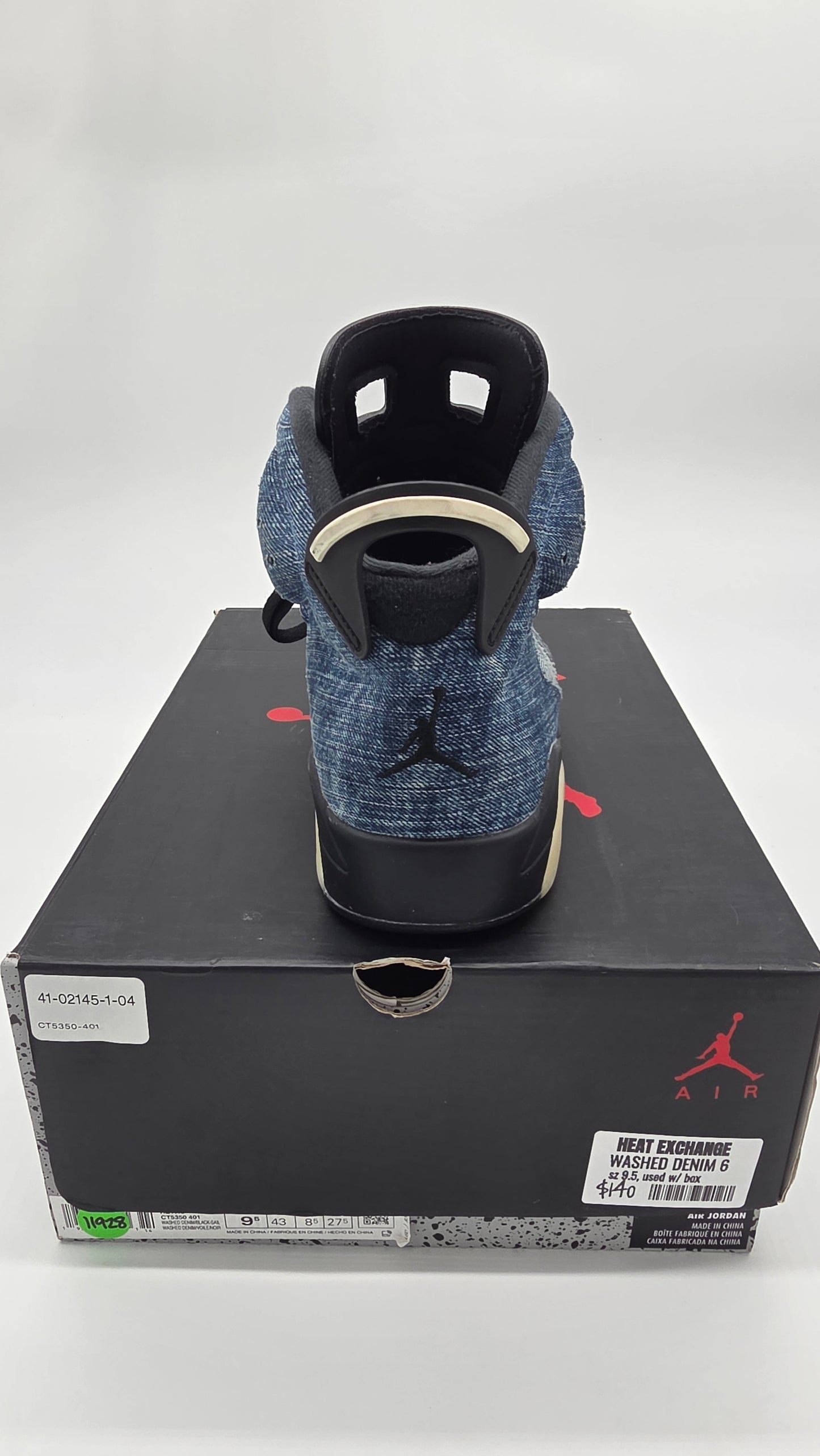 Jordan Retro 6 Washed Denim